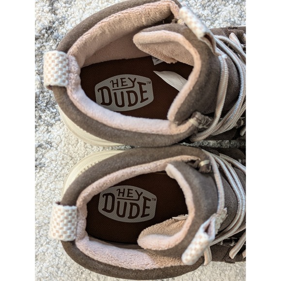 Hey Dude Wendy Sox Boots Women's Brown Suede Lace Up Ankle Boots Size you - Picture 5 of 10